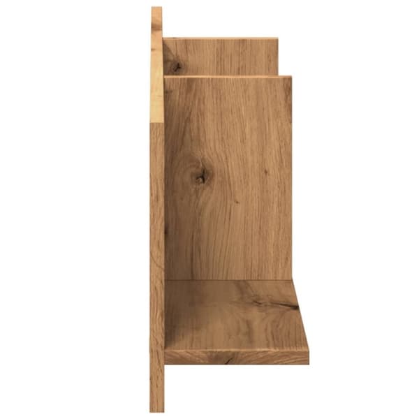 vidaXL Veggskap 100x16,5x30 cm artisan eik konstruert tre