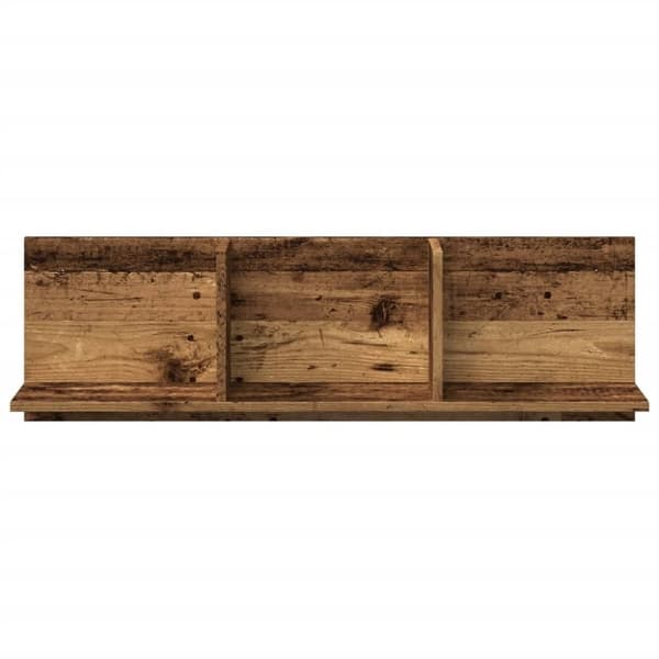 vidaXL Veggskap 100x16,5x30 cm gammelt tre konstruert tre