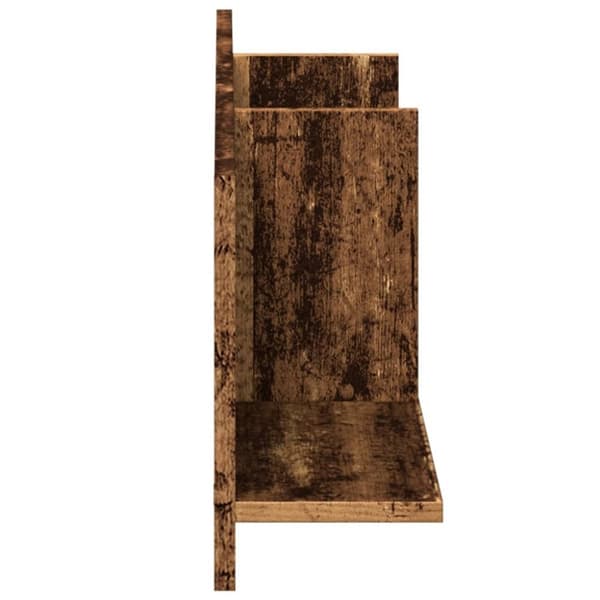 vidaXL Veggskap 100x16,5x30 cm gammelt tre konstruert tre