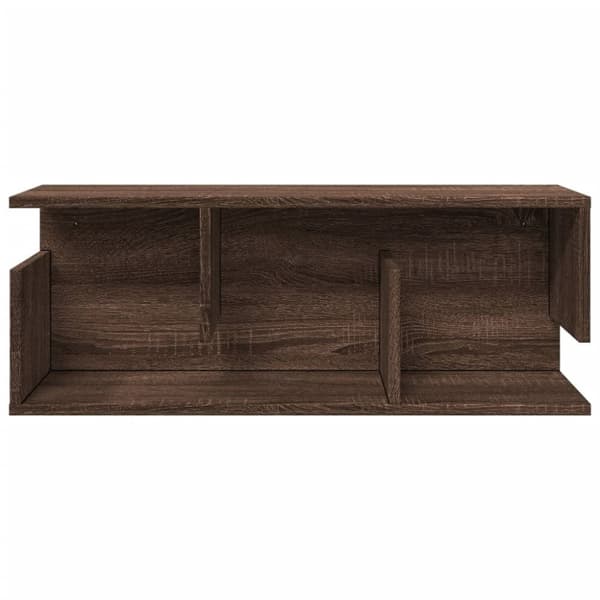 vidaXL Väggskåp 80x20x30 cm brun ek konstruerat trä