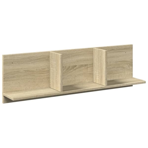 vidaXL Veggskap 100x16,5x30 cm sonoma eik konstruert tre