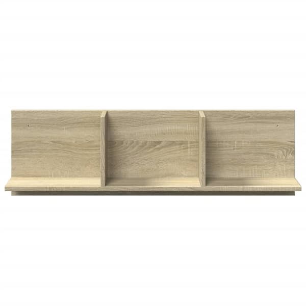 vidaXL Veggskap 100x16,5x30 cm sonoma eik konstruert tre