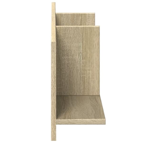 vidaXL Veggskap 100x16,5x30 cm sonoma eik konstruert tre