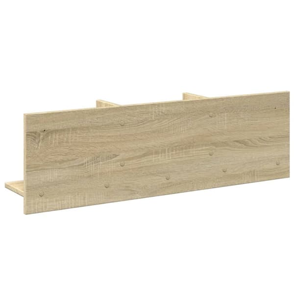 vidaXL Veggskap 100x16,5x30 cm sonoma eik konstruert tre
