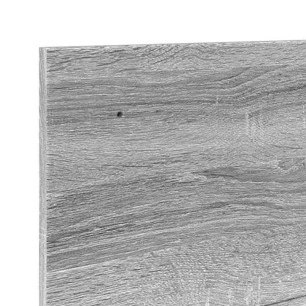 vidaXL Veggskap 100x16,5x30 cm grå sonoma konstruert tre