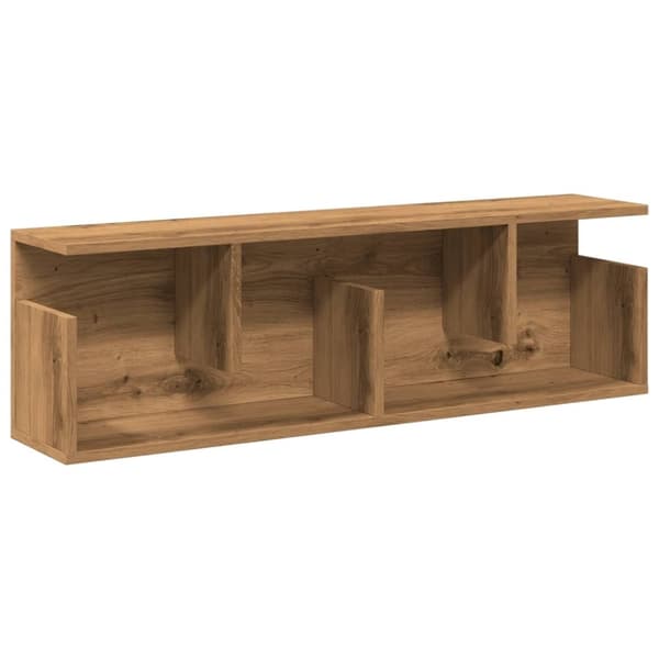 vidaXL Väggskåp 100x20x30 cm artisian ek konstruerat trä