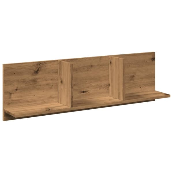 vidaXL vægskab 100x16,5x30 cm konstrueret træ kunsteg