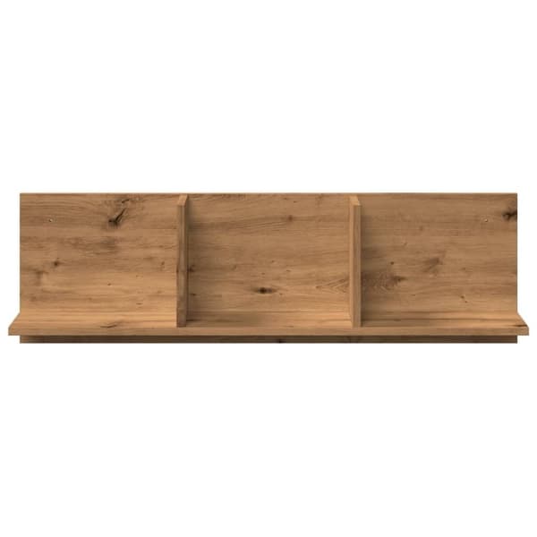 vidaXL vægskab 100x16,5x30 cm konstrueret træ kunsteg