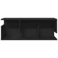 Miniatyrbilde 5 av 10: vidaXL Veggskap 80x20x30 cm svart konstruert tre
