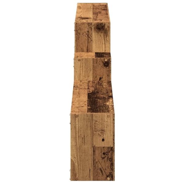 vidaXL Veggskap 158x18x53 cm gammelt tre konstruert tre