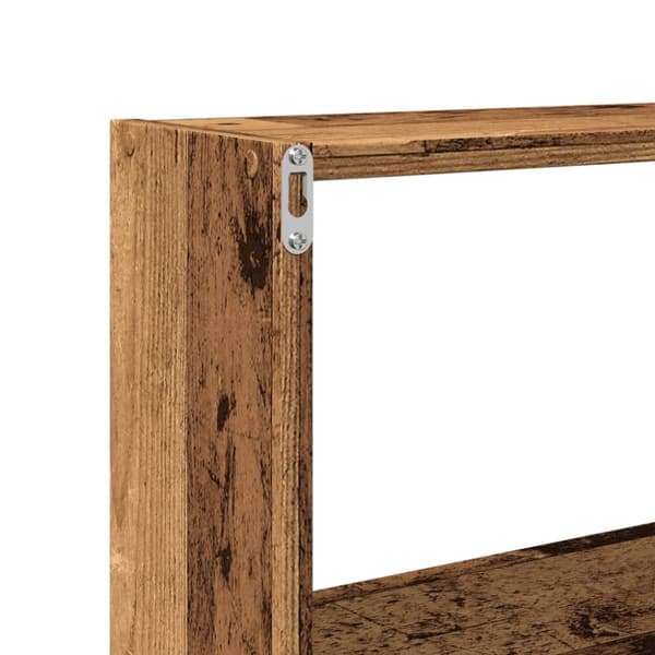 vidaXL Veggskap 158x18x53 cm gammelt tre konstruert tre