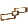 Miniatyrbilde 1 av 11: vidaXL Veggskap 158x18x53 cm gammelt tre konstruert tre