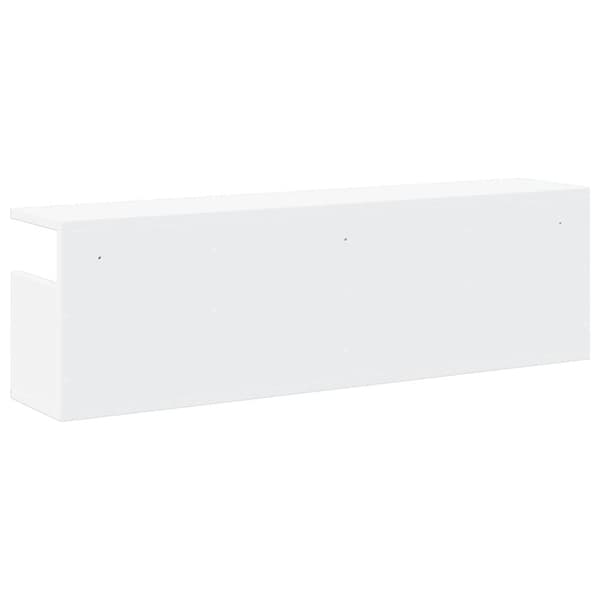 vidaXL Seinäkaappi 100x20x30 cm valkoinen tekninen puu