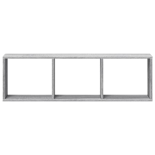 vidaXL Seinäkaappi 100x16x30 cm harmaa Sonoma tekninen puu