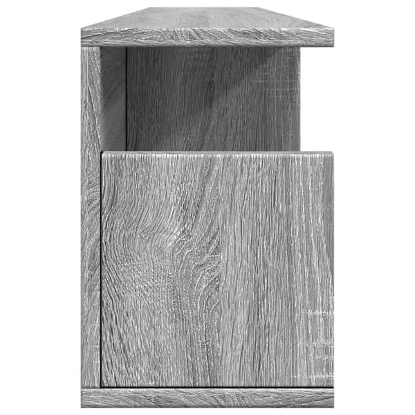 vidaXL Seinäkaappi 100x20x30 cm harmaa Sonoma tekninen puu