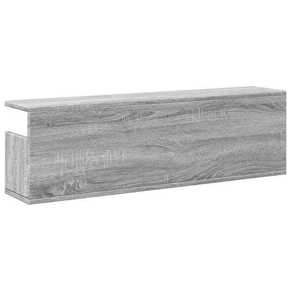 vidaXL Seinäkaappi 100x20x30 cm harmaa Sonoma tekninen puu