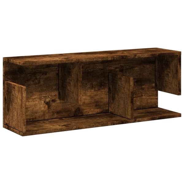 vidaXL Väggskåp 80x20x30 cm rökfärgad ek konstruerat trä