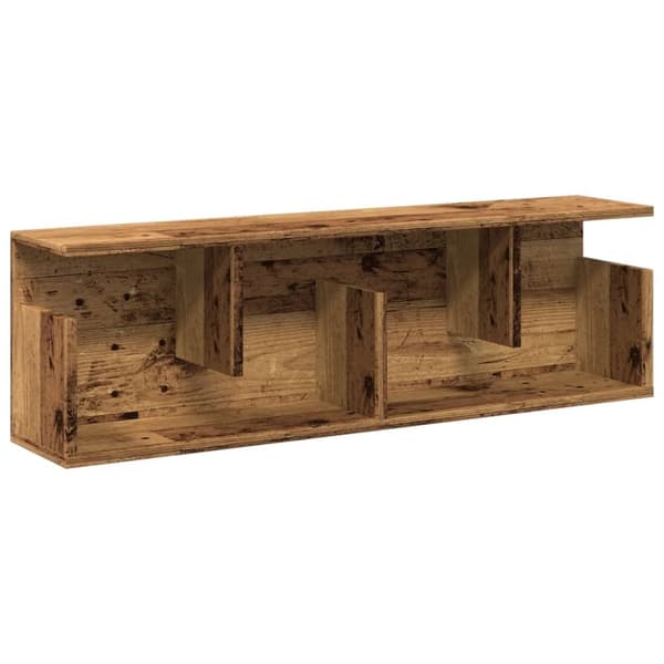 vidaXL Veggskap 100x20x30 cm gammelt tre konstruert tre