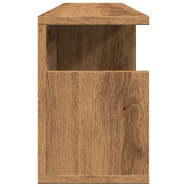 vidaXL Veggskap 80x20x30 cm artisan eik konstruert tre