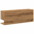 Miniatyrbilde 7 av 10: vidaXL Veggskap 80x20x30 cm artisan eik konstruert tre