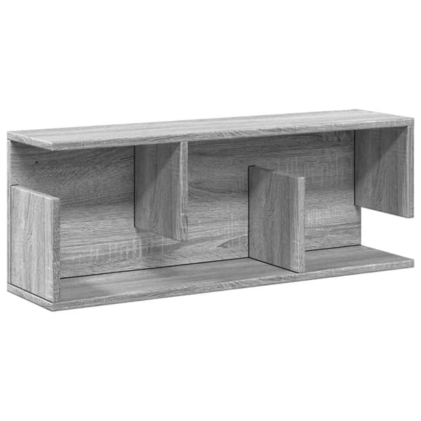vidaXL Seinäkaappi 80x20x30 cm harmaa Sonoma tekninen puu