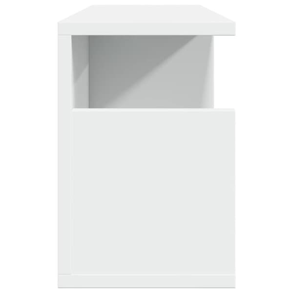 vidaXL vægskab 60x20x30 cm konstrueret træ hvid