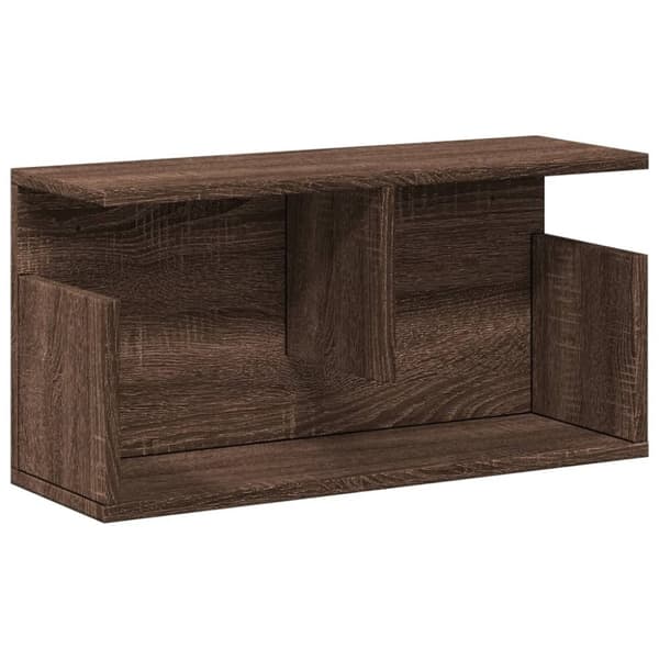 vidaXL Seinäkaappi 60x20x30 cm ruskea tammi tekninen puu