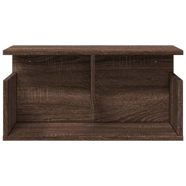 vidaXL Seinäkaappi 60x20x30 cm ruskea tammi tekninen puu