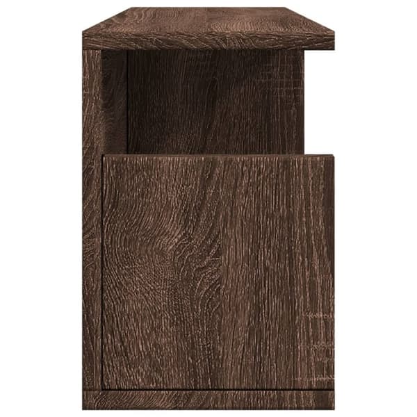 vidaXL Seinäkaappi 60x20x30 cm ruskea tammi tekninen puu