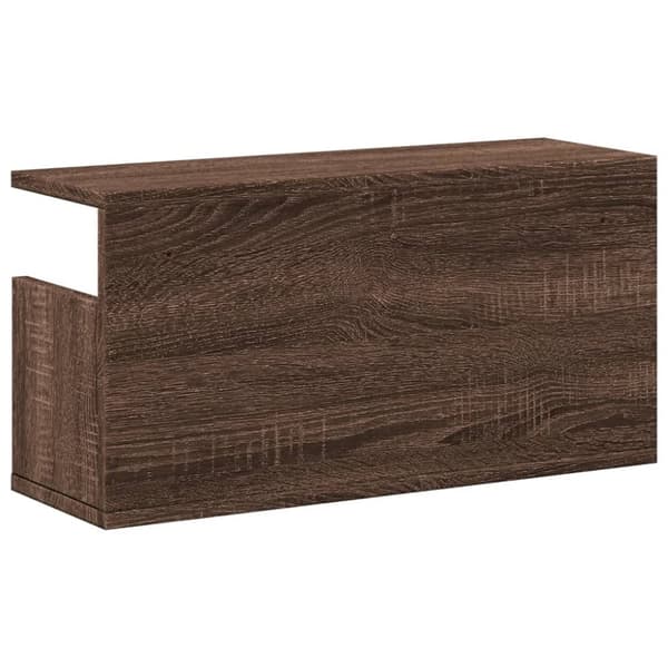vidaXL Seinäkaappi 60x20x30 cm ruskea tammi tekninen puu