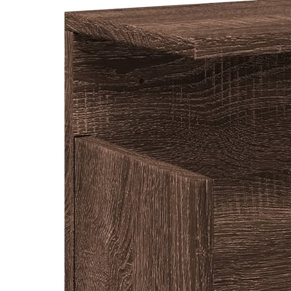 vidaXL Seinäkaappi 60x20x30 cm ruskea tammi tekninen puu