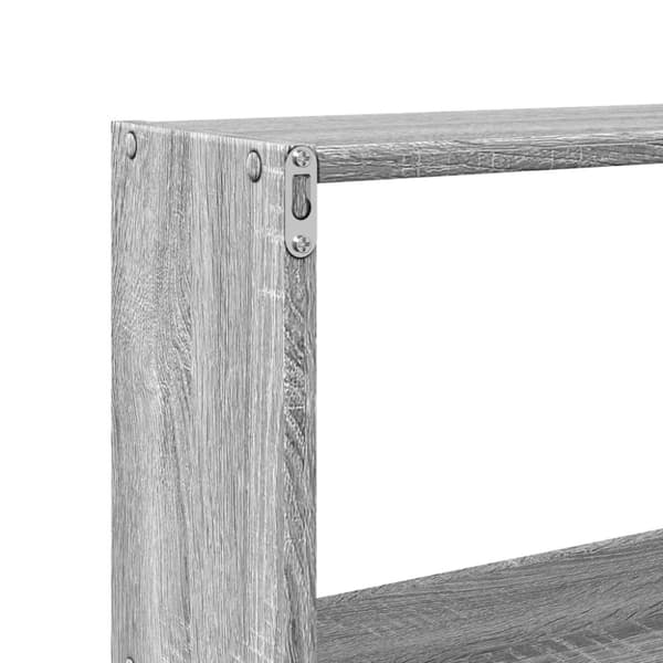 vidaXL vægskab 158x18x53 cm konstrueret træ grå sonoma-eg