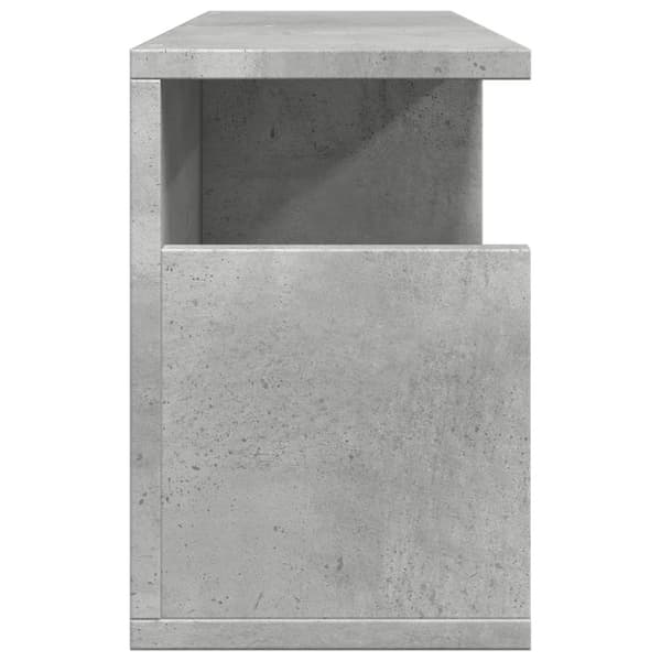 vidaXL Veggskap 60x20x30 cm grå konstruert tre