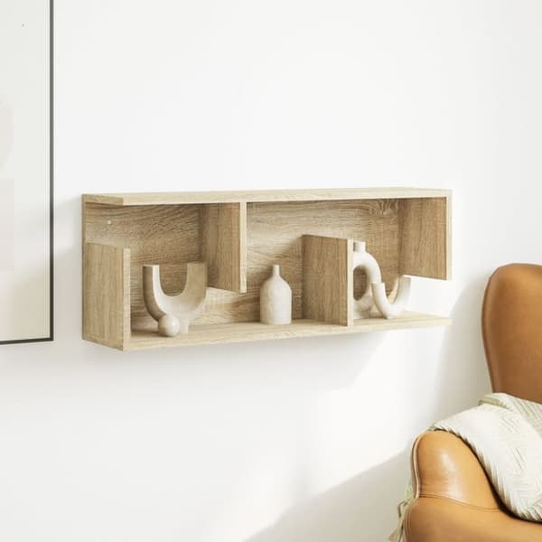 vidaXL Väggskåp 80x20x30 cm sonoma-ek konstruerat trä