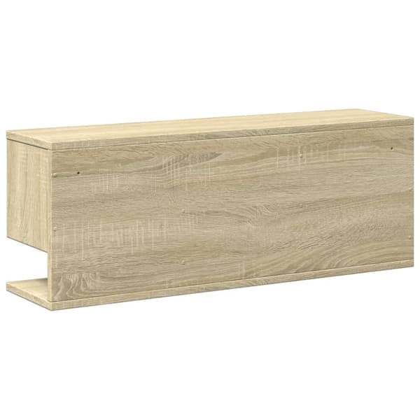 vidaXL Väggskåp 80x20x30 cm sonoma-ek konstruerat trä
