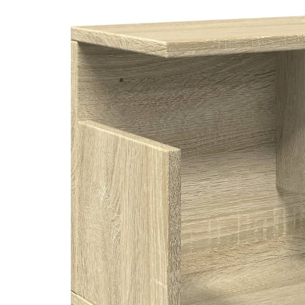 vidaXL Väggskåp 80x20x30 cm sonoma-ek konstruerat trä