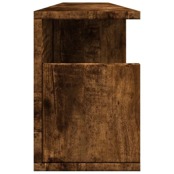 vidaXL Veggskap 100x20x30 cm røkt eik konstruert tre
