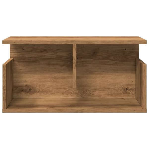 vidaXL vægskab 60x20x30 cm konstrueret træ kunsteg