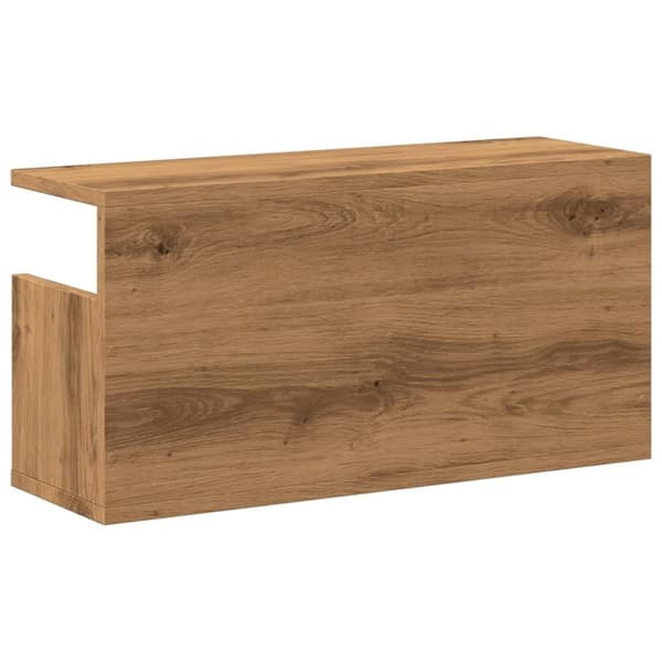 vidaXL vægskab 60x20x30 cm konstrueret træ kunsteg
