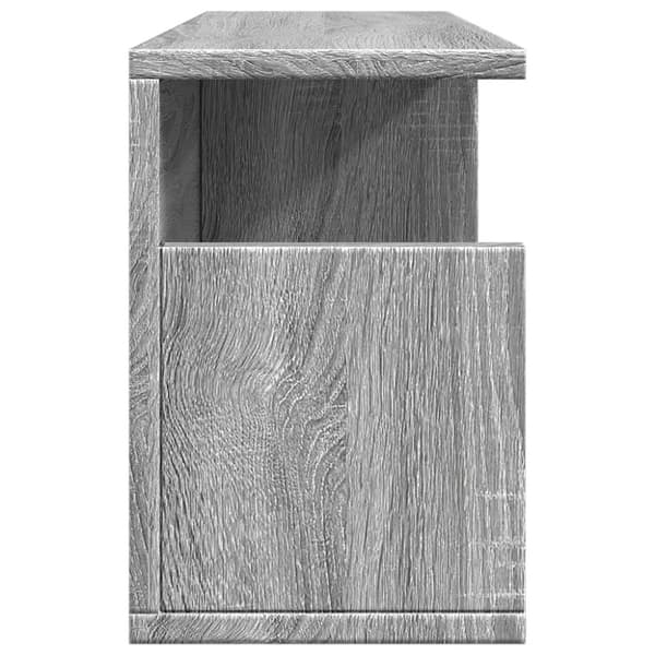 vidaXL Seinäkaappi 60x20x30 cm harmaa Sonoma tekninen puu