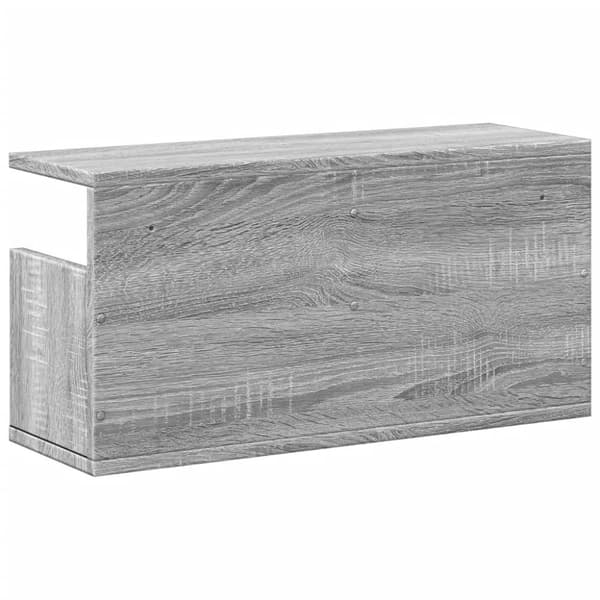 vidaXL Seinäkaappi 60x20x30 cm harmaa Sonoma tekninen puu