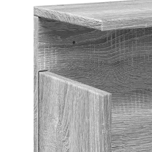 vidaXL Seinäkaappi 60x20x30 cm harmaa Sonoma tekninen puu