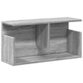 Pikkukuva 1 / 10: vidaXL Seinäkaappi 60x20x30 cm harmaa Sonoma tekninen puu