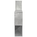 Miniatyrbilde 6 av 11: vidaXL Vegghylle betonggrå 100x15x70 cm sponplate