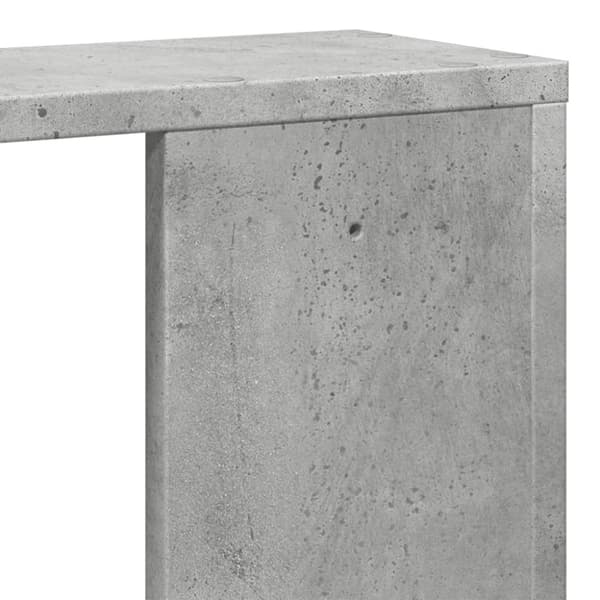 vidaXL Vegghylle betonggrå 100x15x70 cm sponplate