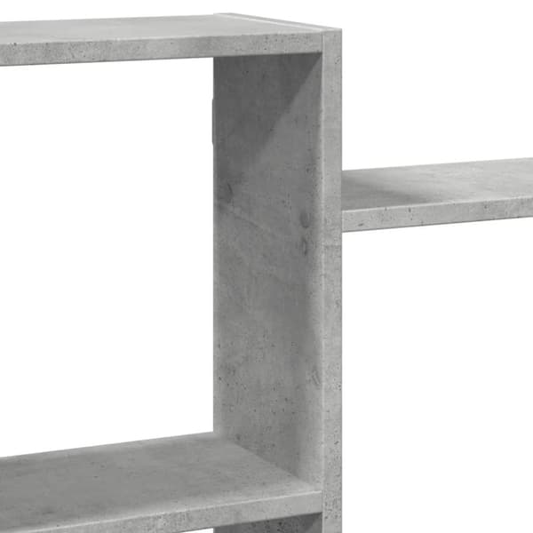 vidaXL Vegghylle betonggrå 159x18x65 cm konstruert tre