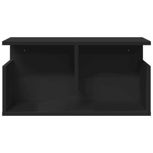 vidaXL Väggskåp 60x20x30 cm svart konstruerat trä