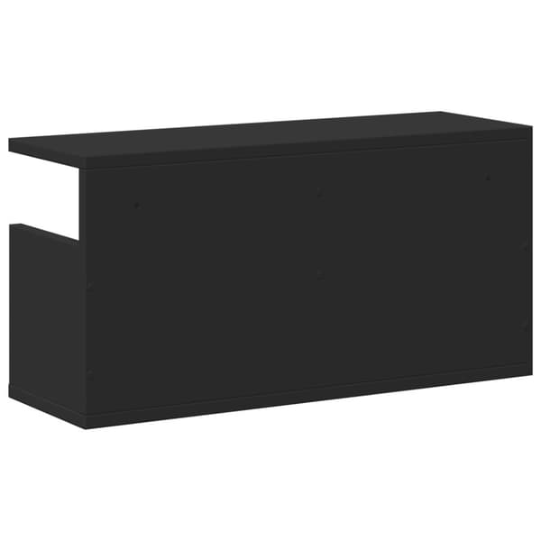 vidaXL Väggskåp 60x20x30 cm svart konstruerat trä