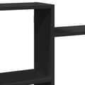 Miniatyrbilde 8 av 11: vidaXL Vegghylle svart 159x18x65 cm konstruert tre