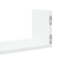 Miniatyrbilde 9 av 11: vidaXL Vegghyller 3 stk hvit 80x18x18 cm konstruert tre